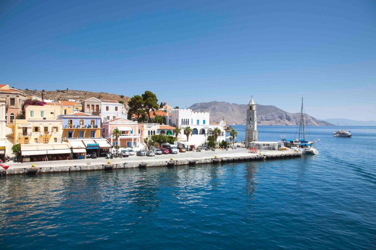 Cozy Apartments In Symi Center Eksteriør billede